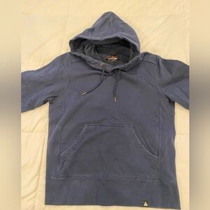 American Giant pullover hoodie, navy blue, men’s, medium